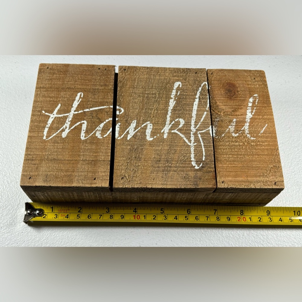Thankful wood pallet sign